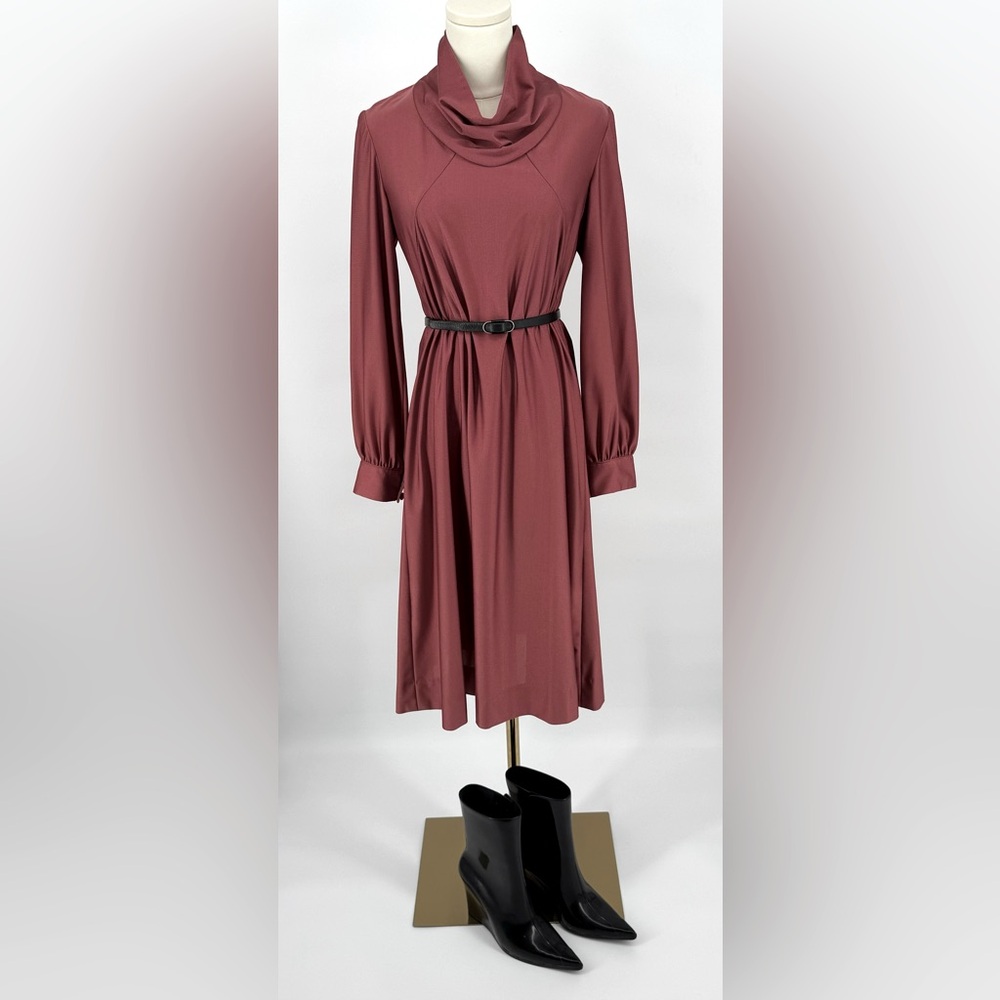 Alfred Werber dusty rose vintage dress